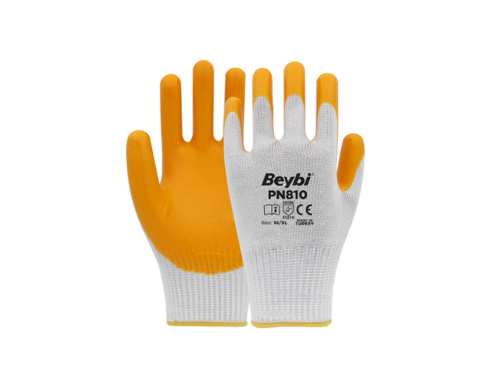 BEYBİ PN810 ELDİVEN (SARI-BEYAZ) 12'Lİ